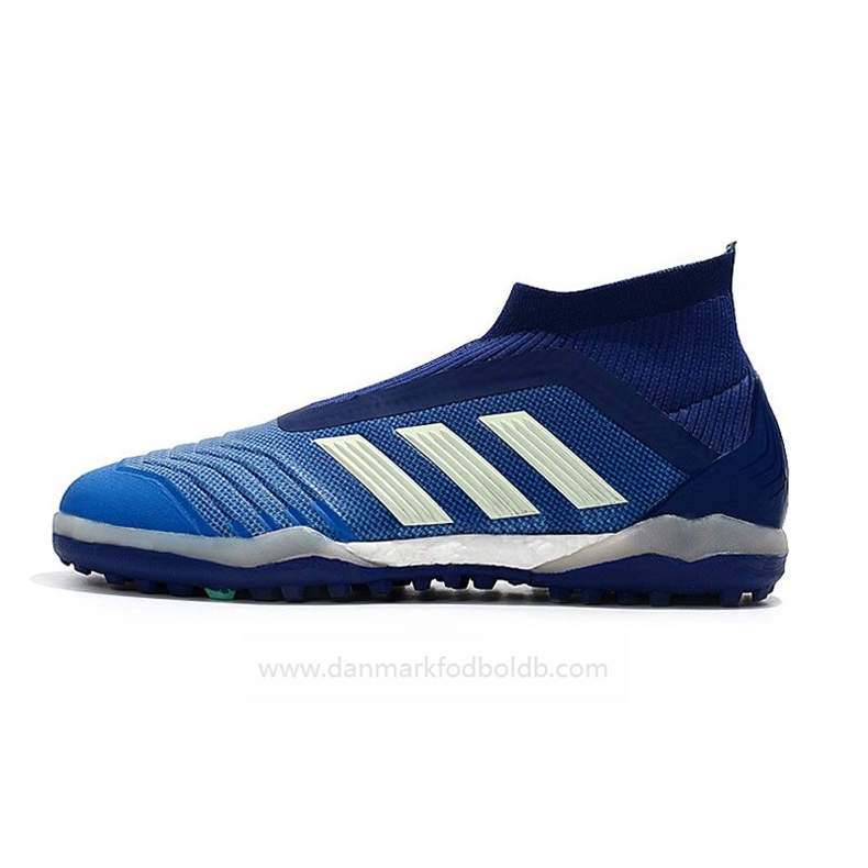 Adidas Predator Tango 18+ Turf Fodboldstøvler Herre – Blå Hvid